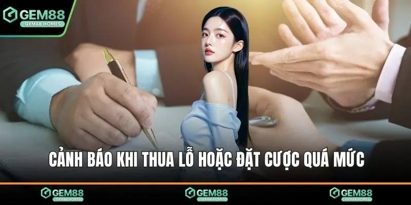Cảnh báo khi thua lỗ hoặc đặt cược quá mức
